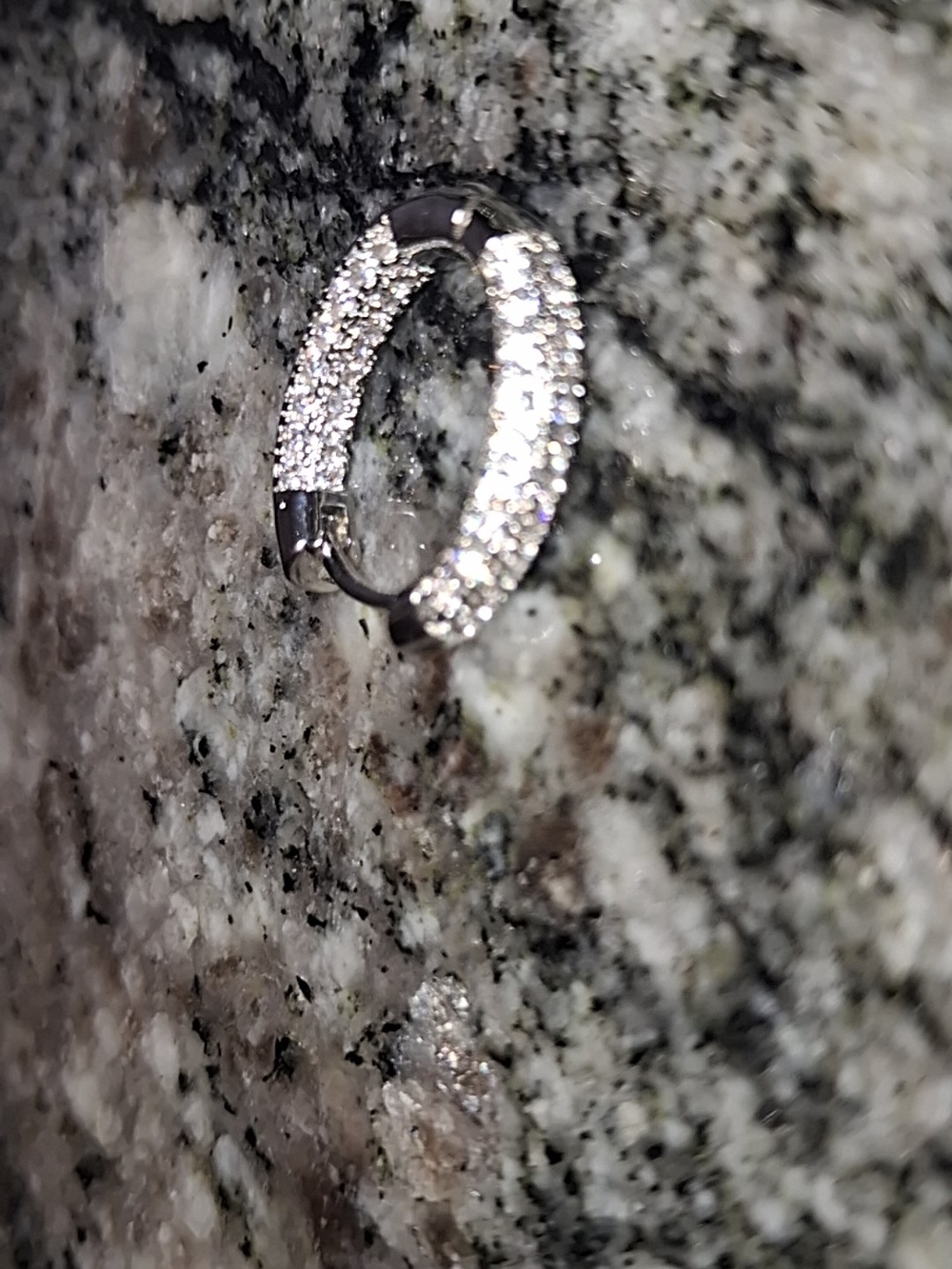 6.2 Carrot Moissanite Hoop Earings